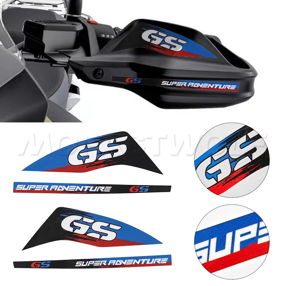 R1200GS R 1250GS Macera F850/750/650GS g310gs F900XR Motosiklet Handguard Çıkartması el koruması Kalkanı 40 Yıl GS Etiket