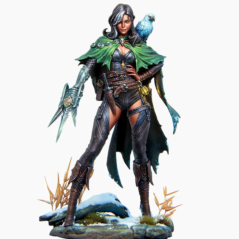 1/24 Resin-Modellbausätze, Figur, Schönheit, farblos und selbst zusammengebaut, A-2341