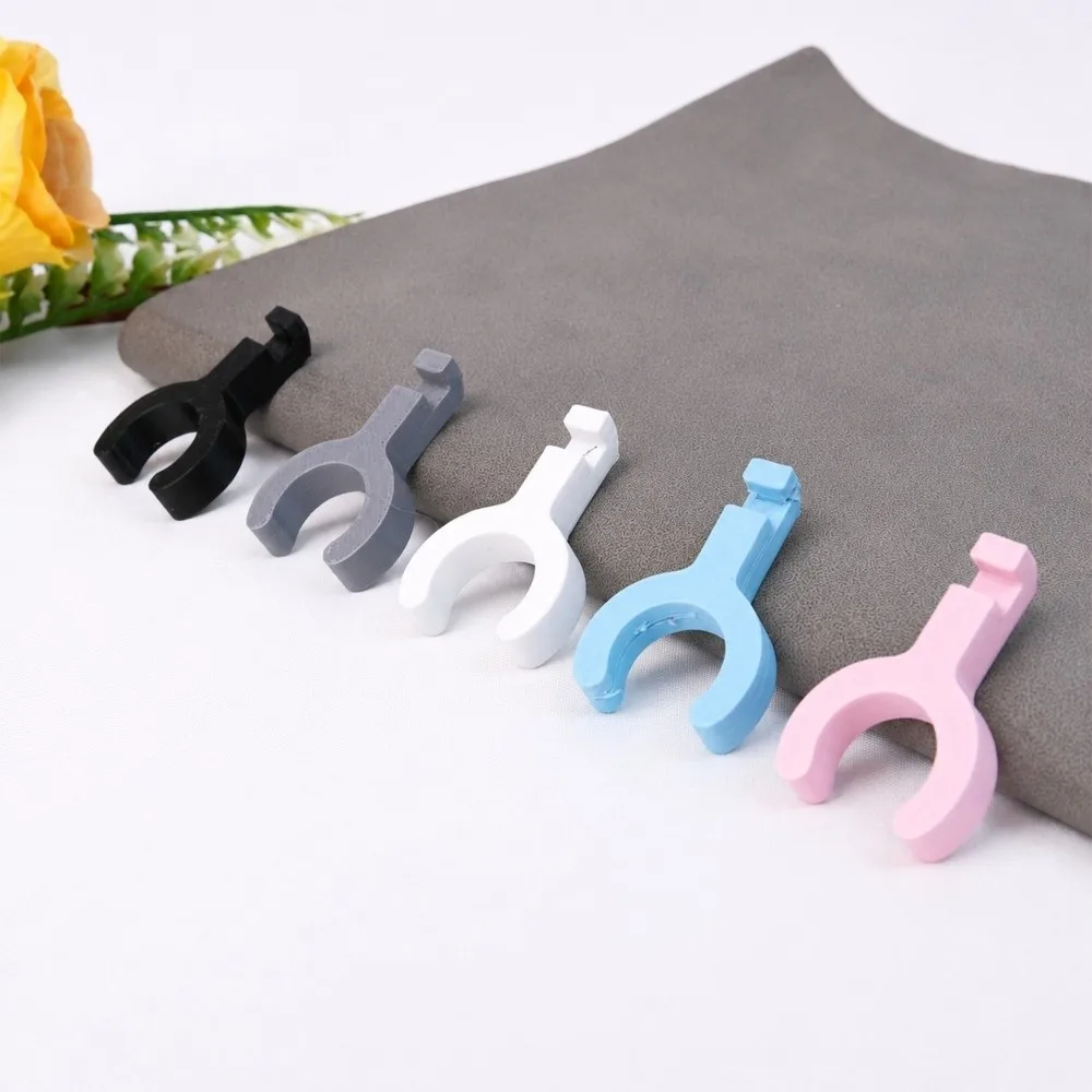 5Pcs Portable Plastic Fan Ice Pack Clip 3D Print Firm Grip Ice Pack Holders Compact Air Cooling Fan Cooling Clamp Office