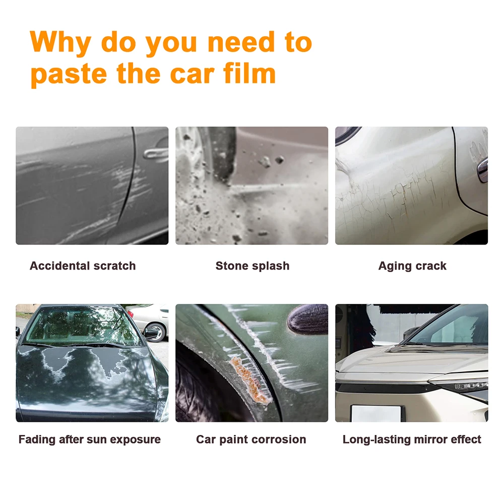 For Toyota BZ4X 2022-2023 Car Front Bumper Paint Protection Film TPU Pre-cut Anti-scratch Body Sticker Repair Transparent 8.5mil