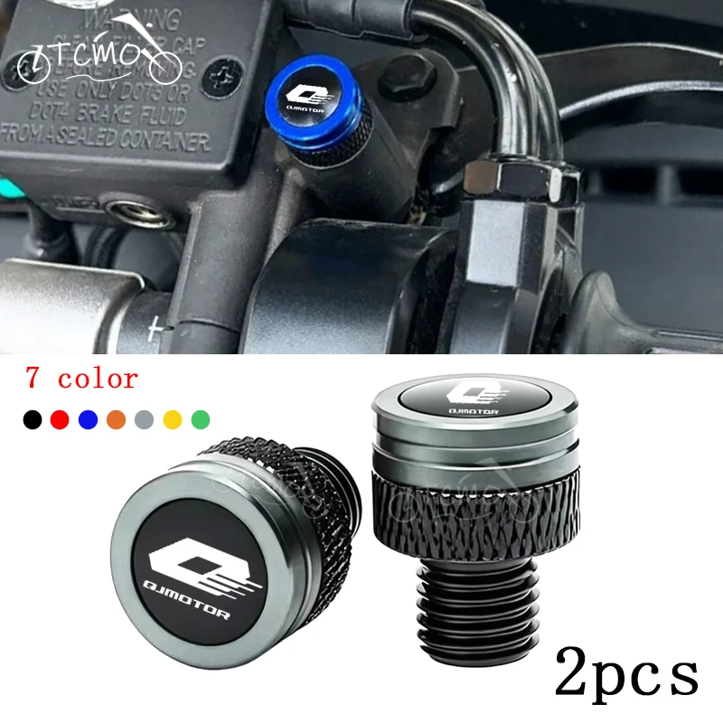 

Motorcycle M10*1.25 CNC Rearview Side Mirror Hole Cap Plug For Qjmotor Srt Srk Srv 250 300 550 650 800 S Qj 500S 300S