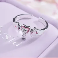 HOT Elysia Game Honkai Impact 3 Theme Cosplay Men Women Finger Ring Couples Adjustable Rings Accessories Pendant Props Gift