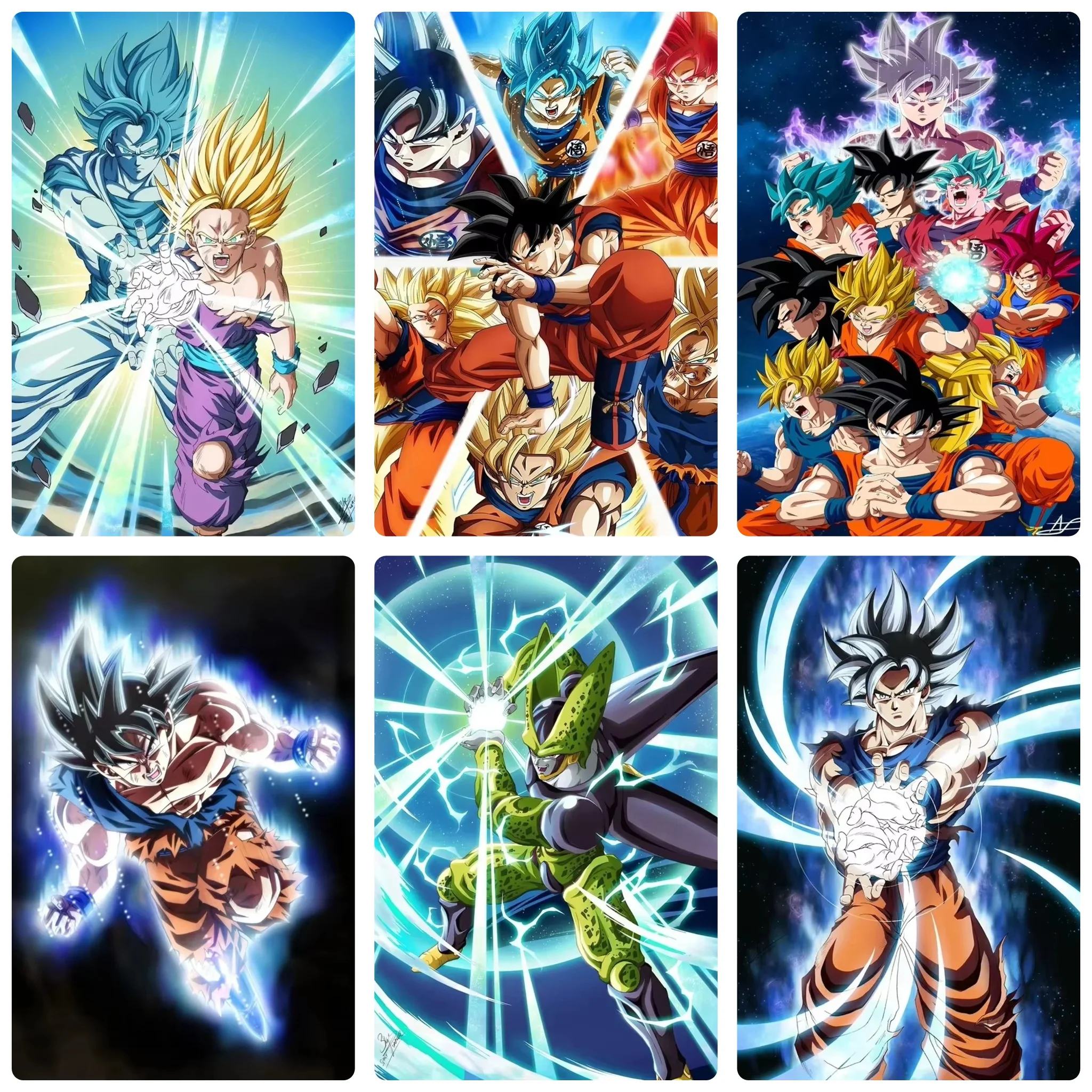 Family Interactive Dragon Ball Jigsaw Puzzle, Educational Intelligence Game, Classic Desktop Puzzle For Dragon Ball Anime Fans