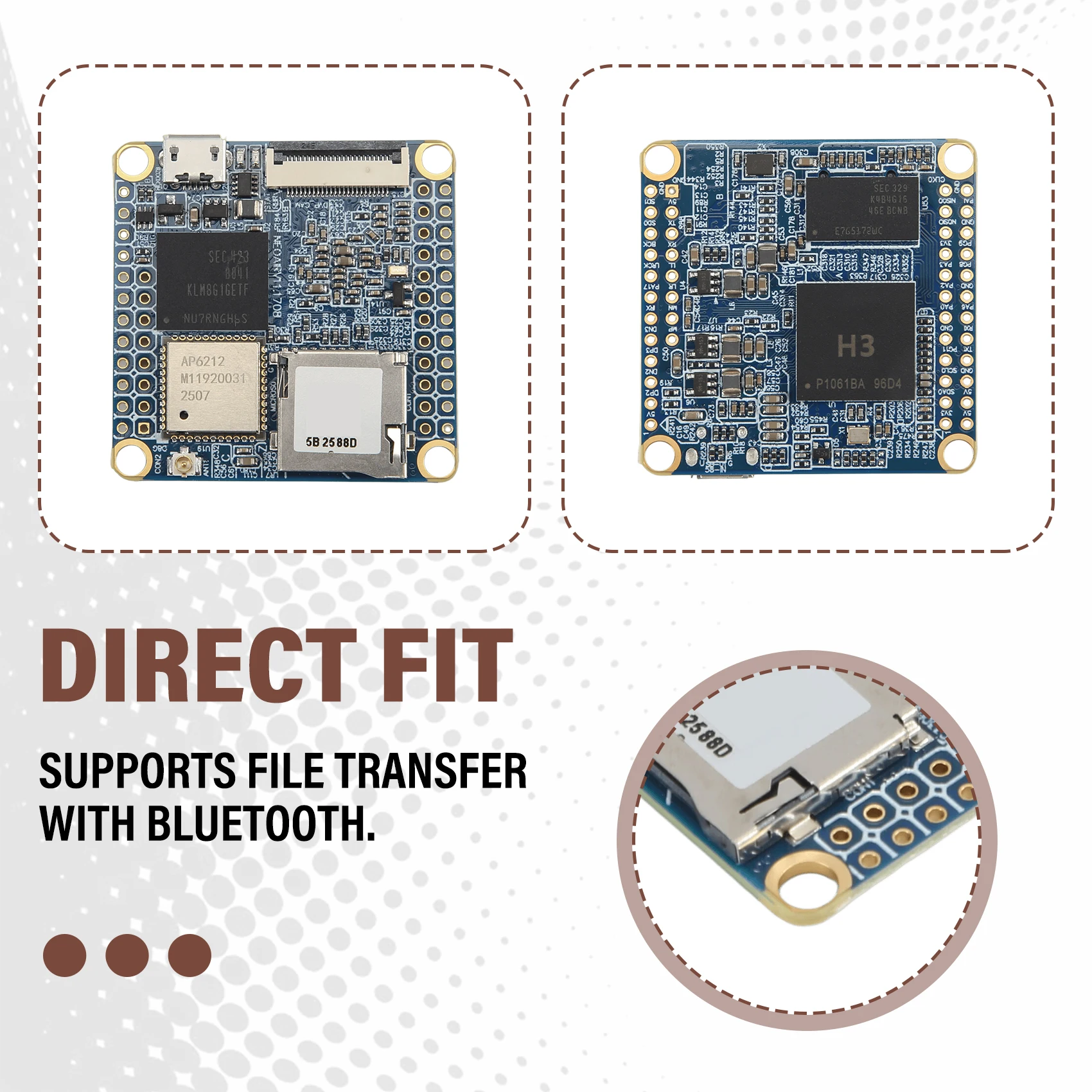 Ingenious-1 Set Iot Development Board 512Mb RAM Wifi & Bluetooth 8Gb Emmc Allwinner H3 Quad-Core Cortex-A7 Ubuntucore
