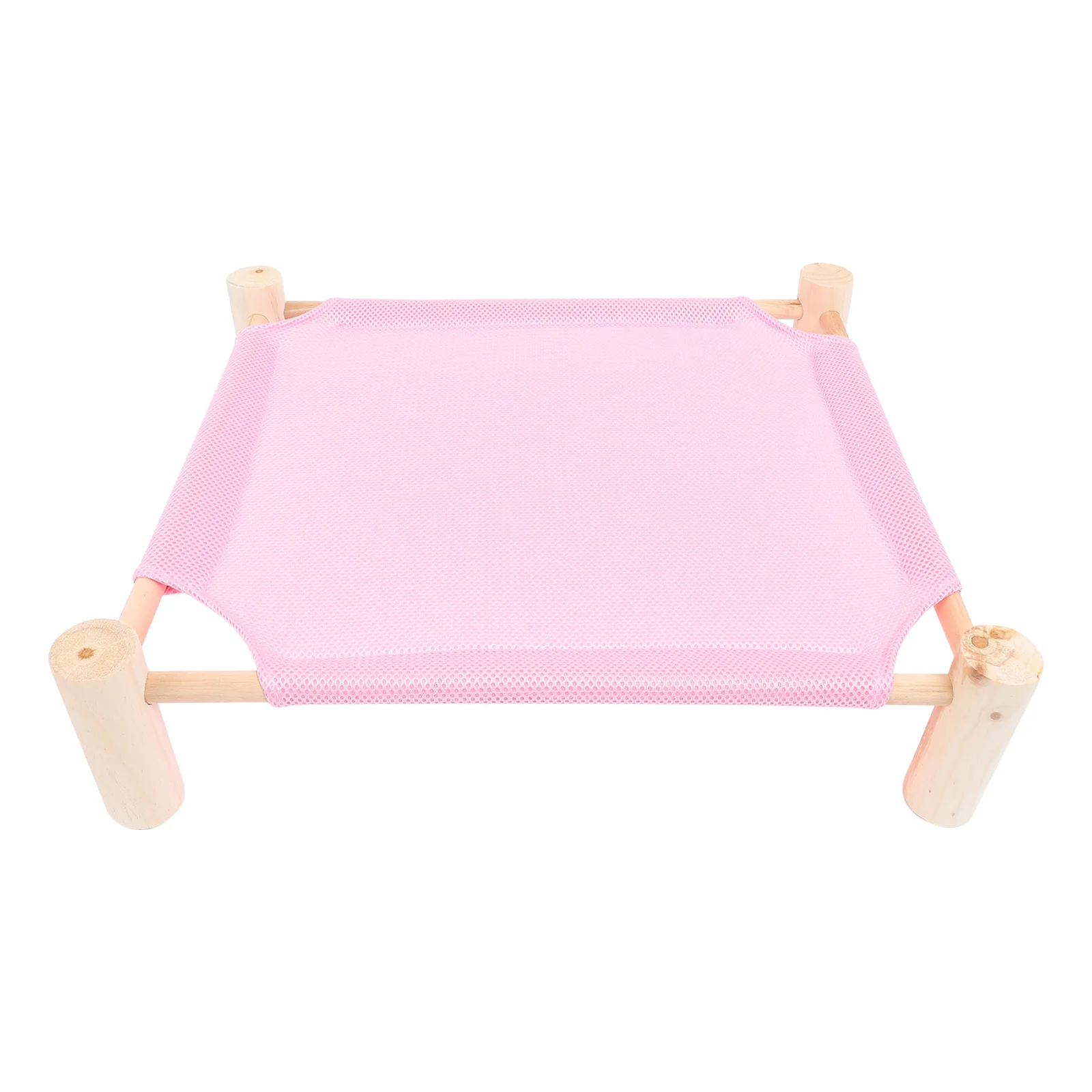 

Detachable Pet Hamster Hammock Wooden Rack Sleeping Lounge Bed Premium Materials Comfortable Durable Cooling Environment Easy