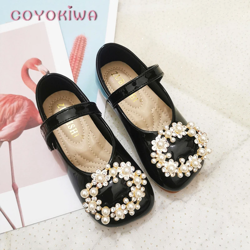 Baby Flower Girls Shoes Little Girls Sparkle Sequin Princess Flats Kids Birthday Party Dress Shoes Casual School Ballerina Shoes