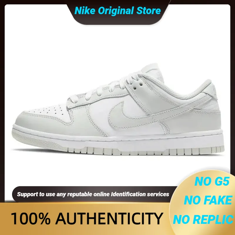 

Nike Women's Dunk Low 'photon Dust' Sneakers Shoes Dd1503-103 With Original Box