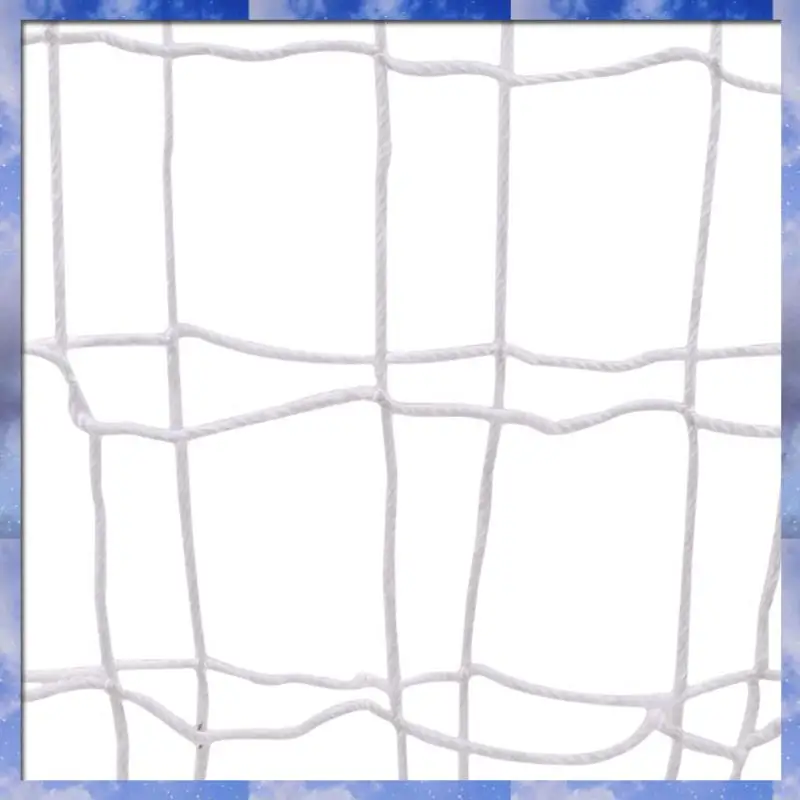 A35F Nuove reti da allenamento per calcio con rete per porta da calcio da 1 pezzo, post non incluso rimbalzante, diametro della corda in polipropilene bianco 3X2 m è circa