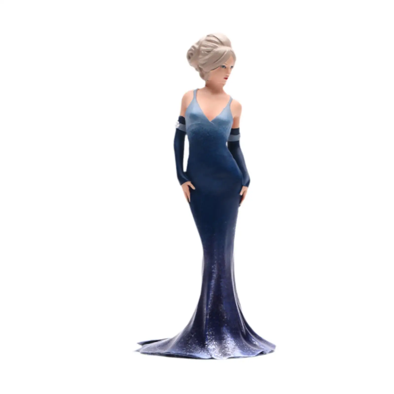 1:18 Scale Woman Miniature Figure Decorative Ornament Small Sand Table Decor Collectibles Tiny Miniature Scene Figurine Diorama