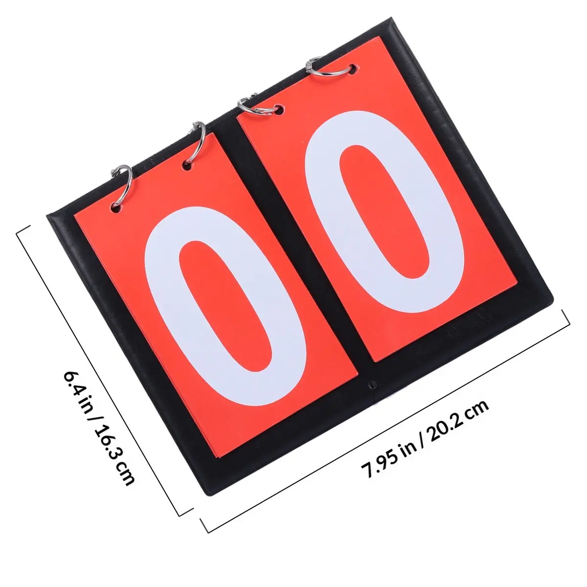 Basketball Scoreboard 2-Digit Score Flipper Manual Double Side Flip Counter Match Scoreboard for Various Sport Events