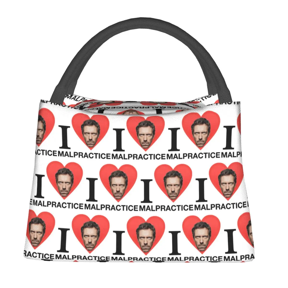 House MD Malpractice Enthusiast Merch Insulated Lunch Bag for Women Kids Portable Food Boxes Thermal Lunch Box Tote
