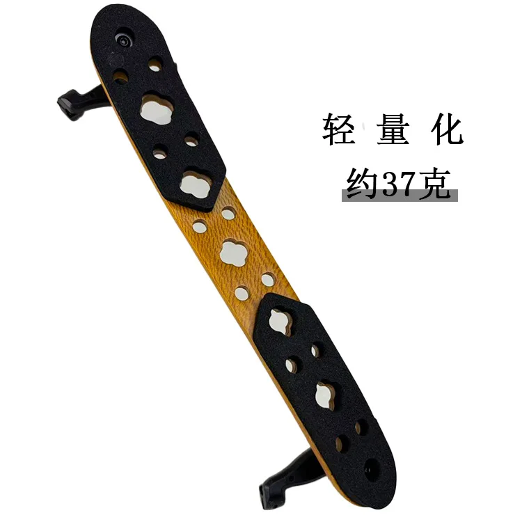 Lightweight Violin Shoulder Rest, Ultra-Light Professional Grade Wooden Shoulder Pad, Sponge Cushion, 4/4 Size, 2nd Generation