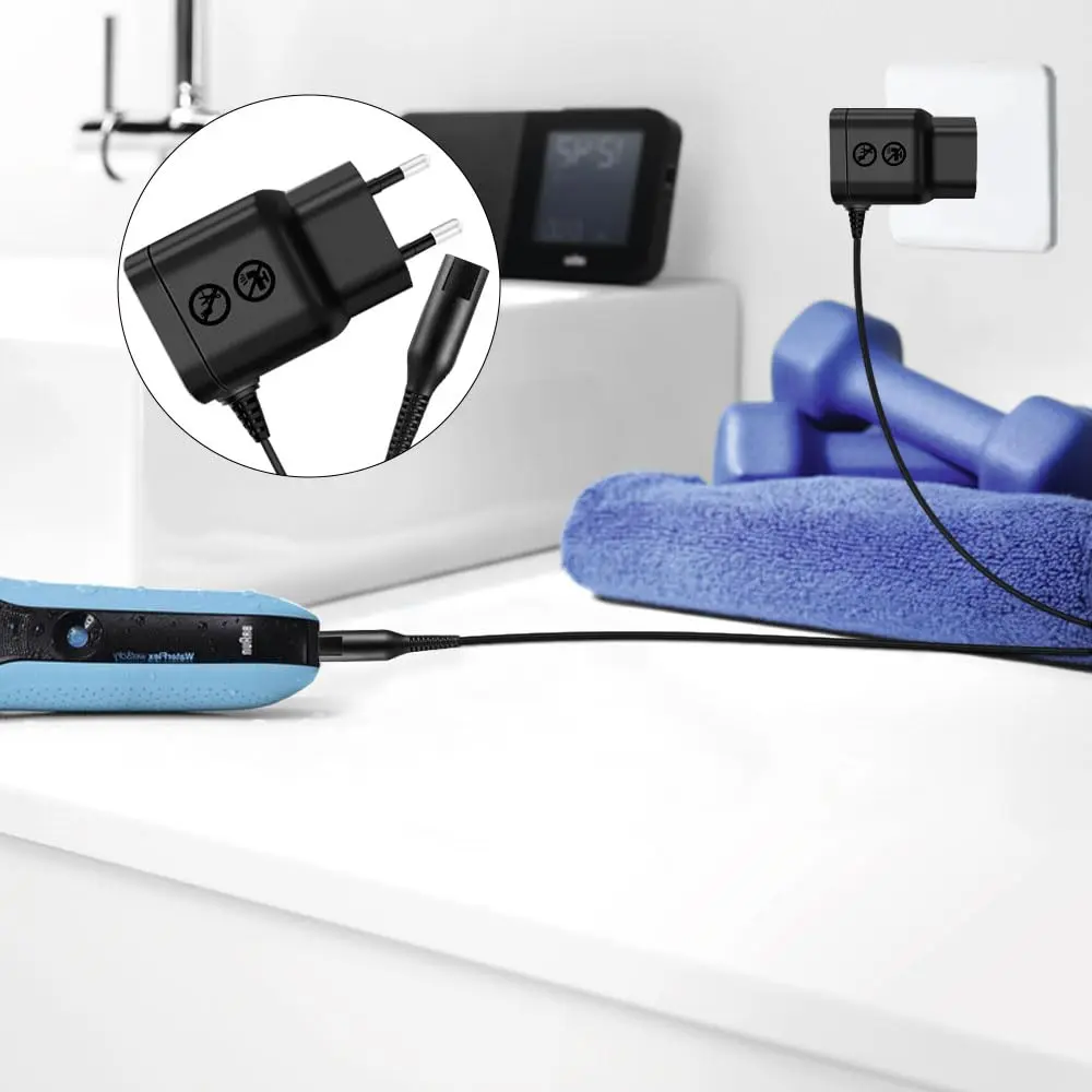 شاحن بديل لماكينة الحلاقة Brangdy 4.3 فولت متوافق مع ماكينة الحلاقة الكهربائية الهجينة Philips One Blade QP2520 QP2620 QP2515 QP2510