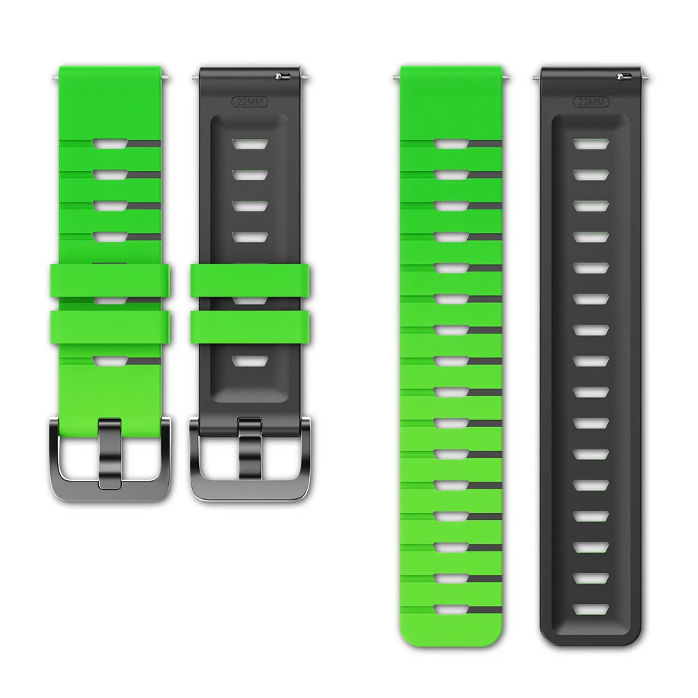 スポーツソフトストラップ HUAWEI WATCH 4 Pro 5 GT6 5 Pro GT 6 5 4 3pro 46mm用バンド Samsung Gear S3 Classic 22mm用シリコン製腕時計バンド