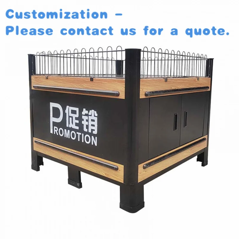 custom.Factory Customization Size Color Supermarket Promotion Counter Exhibition Show Desk Table