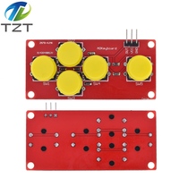 DIYTZT AD Keyboard Simulate Five Key Module Analog Button for arduino Sensor Expansion Board