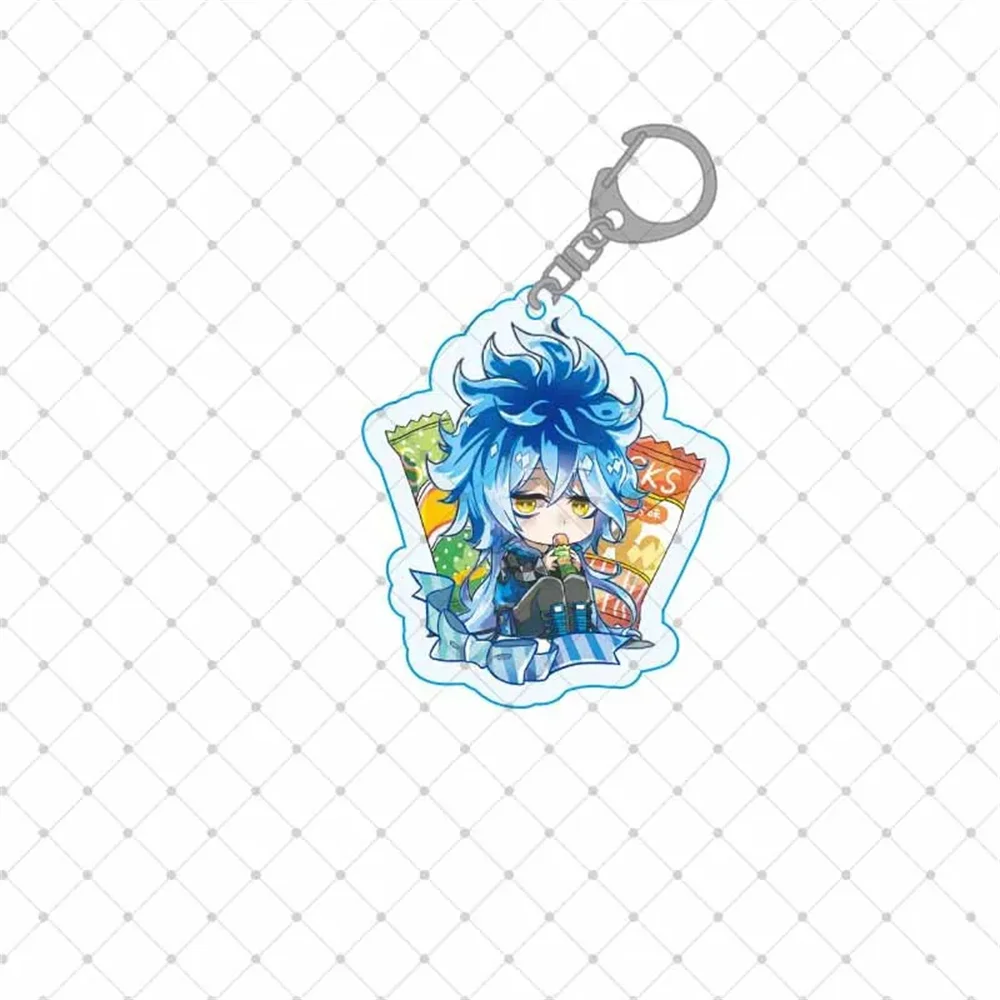 Anime Twisted Wonderland game peripheral acrylic keychain Malleus Cater Kalim Leona Idia Vil backpack bag pendant Jewelry Gift