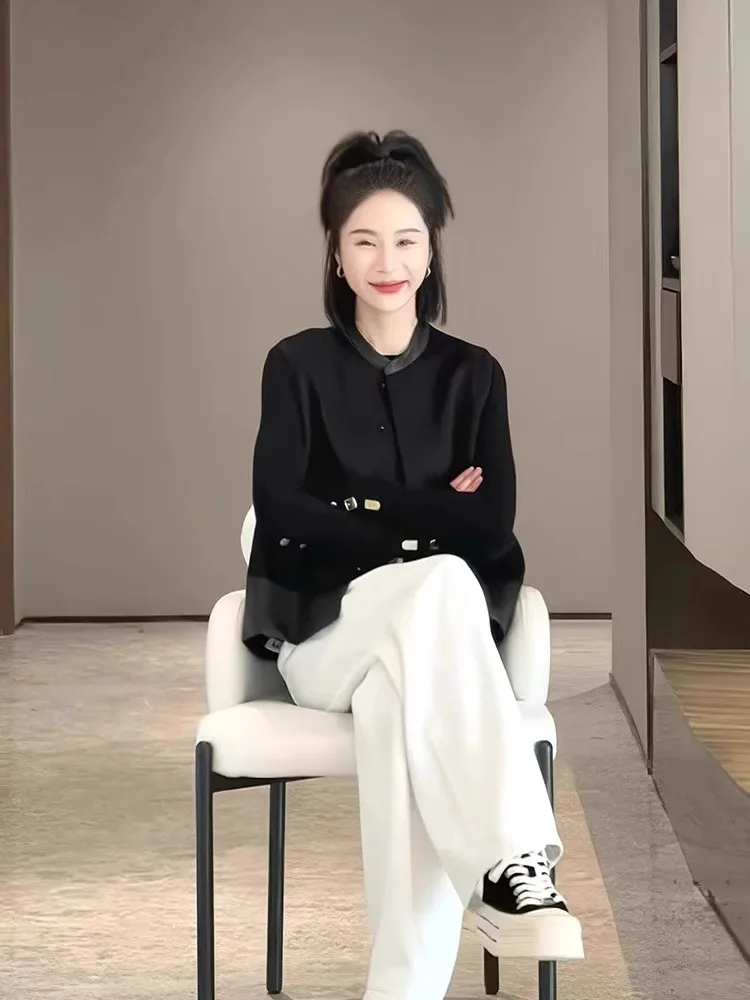 Faionable Svel Vest 2025 Autumn Design Loose Comfortable Anti-Aging Layering Trendy No-Sve Top Women's Clothing