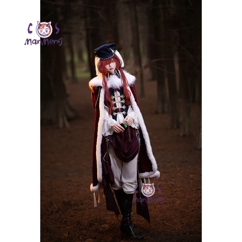 Game Reverse:1999 Enisey Cosplay Costume Cape Hat Vest Pants Uniform Halloween Christmas Men and Women Gothic Suit S-XXL view 5