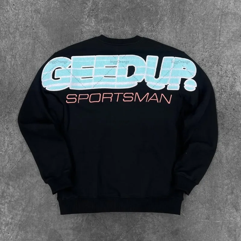 

High Street Ретро Модный брендовый топ с круглым вырезом Мужская готическая футболка Harajuku с длинными рукавами Женская хип-хоп Повседневная спортивная уличная одежда