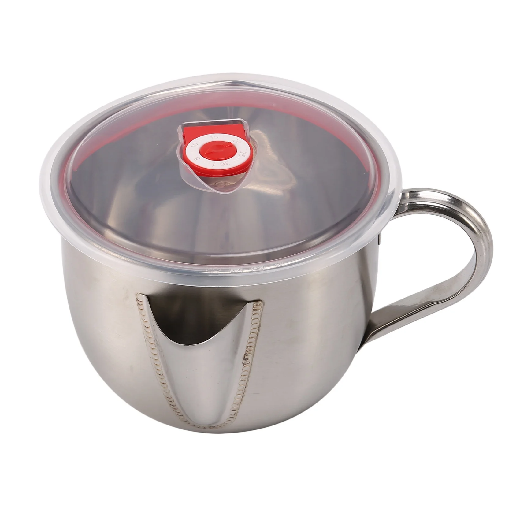 BAAJ-2X 1000Ml Multifunction 304 Stainless Steel Gravy Oil Soup Fat Separator Grease Oiler Filter Strainer Bowl