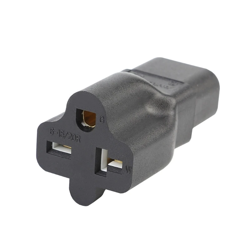 IEC 320 C14 Male to Nema 6-15 Female Adapter Kettle Plug 3-pin Connector Interfaces Power Adapter Converter Drop Shipping