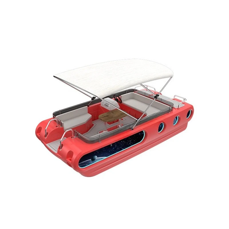 Water leisure and entertainment Electric yacht Thickened material Water sightseeing yacht Parent-child play Water electric yacht