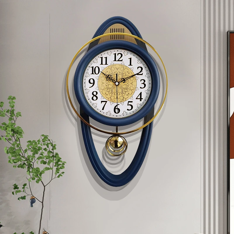 Digital Luxury Wall Clock Long Silent Fashion Golden Wall Clock Modern Round Reloj Pared Decorativo Home Decorating Items