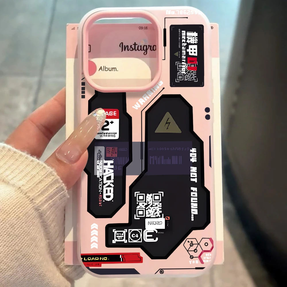 Für iPhone 17 15 16 14 Pro Max Hülle Plus Hacker Kreativ-Cover für iPhone 13 11 12 ProMax XS XR XS 7 8 Plus Bonbonfarbene Hüllen – Detail 5