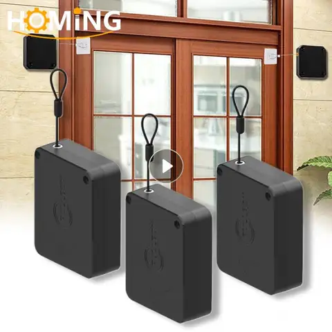 Punch-free Automatic Door Closer 800g/1200g Wire Rope Retractable Automatic Recovery Coil Closer Device Door Bracket Hardware