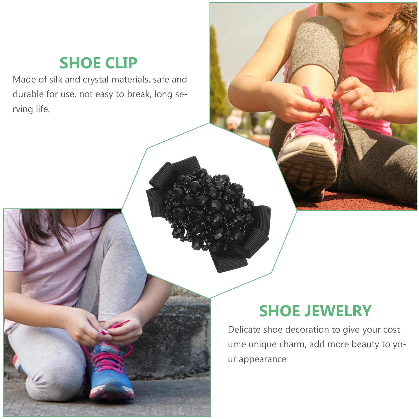 

1 Pair Bow Shoe Clips Decorative Accessories For Women Girls Wedding Party Prom Pumps Heels Flats Scarves Handbags