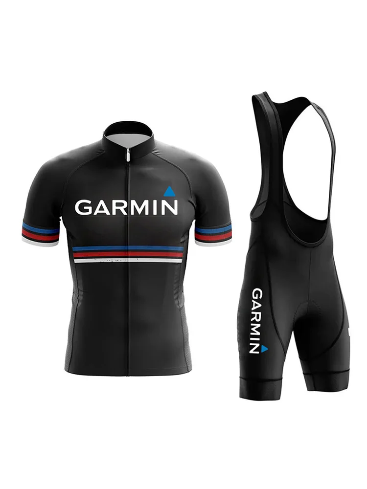 AliExpress NONE GARMIN Bicycle Jersey Set Bi Cycle Serey Men's Clothing Sportswear Summer Bicycle Short Sleeve Cycling Suit