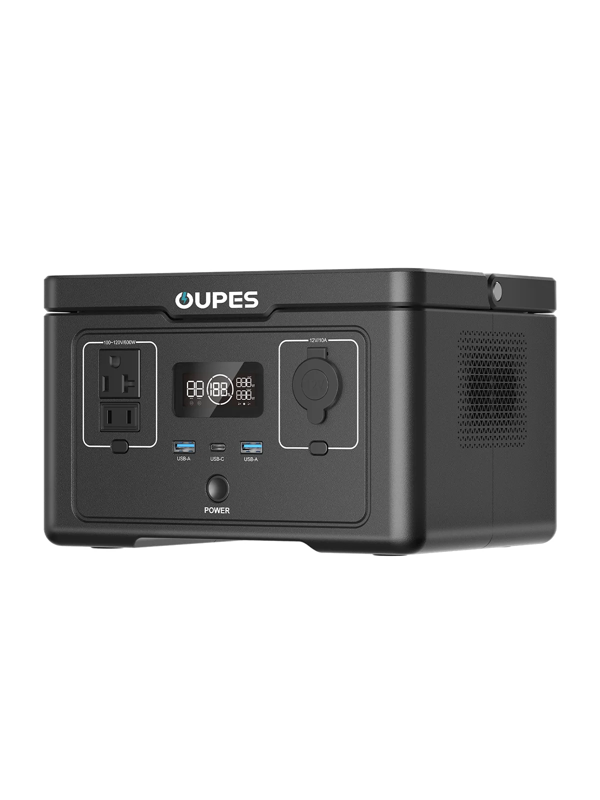 OUPES Exodus 600 แบบพกพา Power Station 600W 256Wh(1200w Surge) LFP Generator Camping กลางแจ้ง