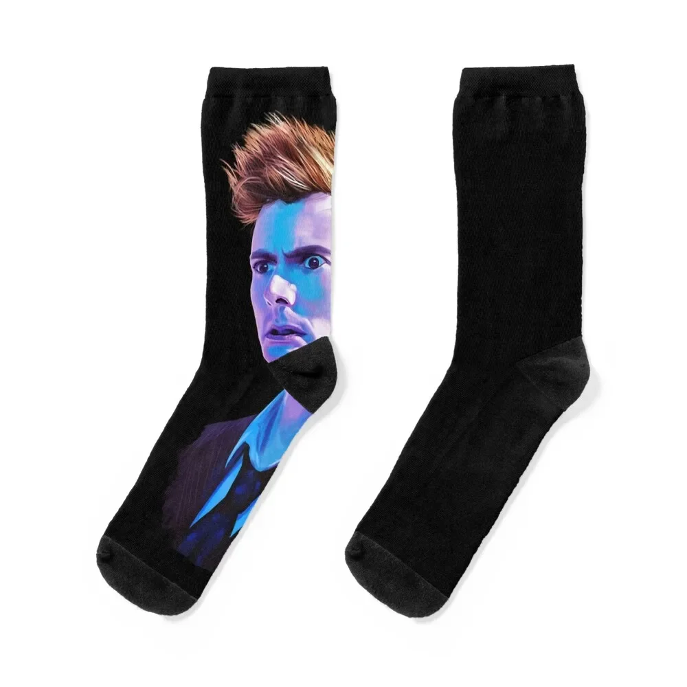 

Reward David Tennant Retro Wave Socks custom sports with print hockey Man Socks Women's