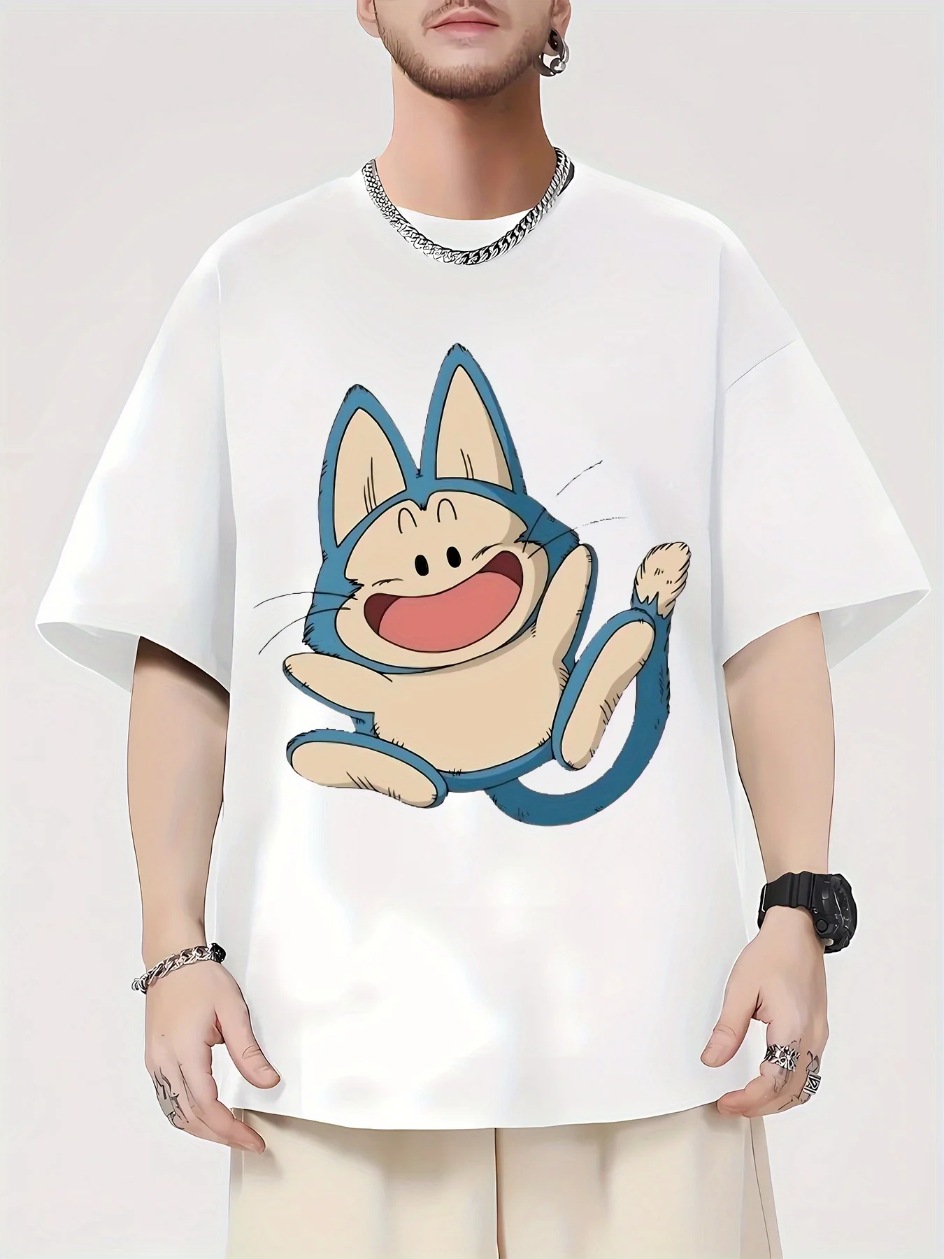 

Летняя футболка в стиле Харадзюку в стиле аниме Dragon Ball, мужская хлопковая футболка для фитнеса, винтажная уличная женская повседневная свободная футболка с короткими рукавами Y2k