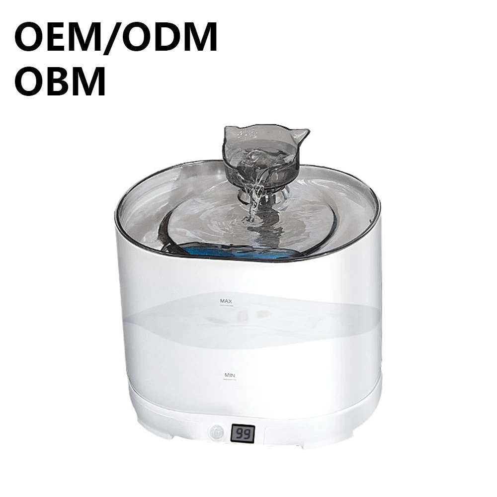 st Wireless Automatic Waterproof PC Pet Water Dispenser 2.2L Large Capacity Smart Sensor Dispenses Water Pet Approaches Multi-St
