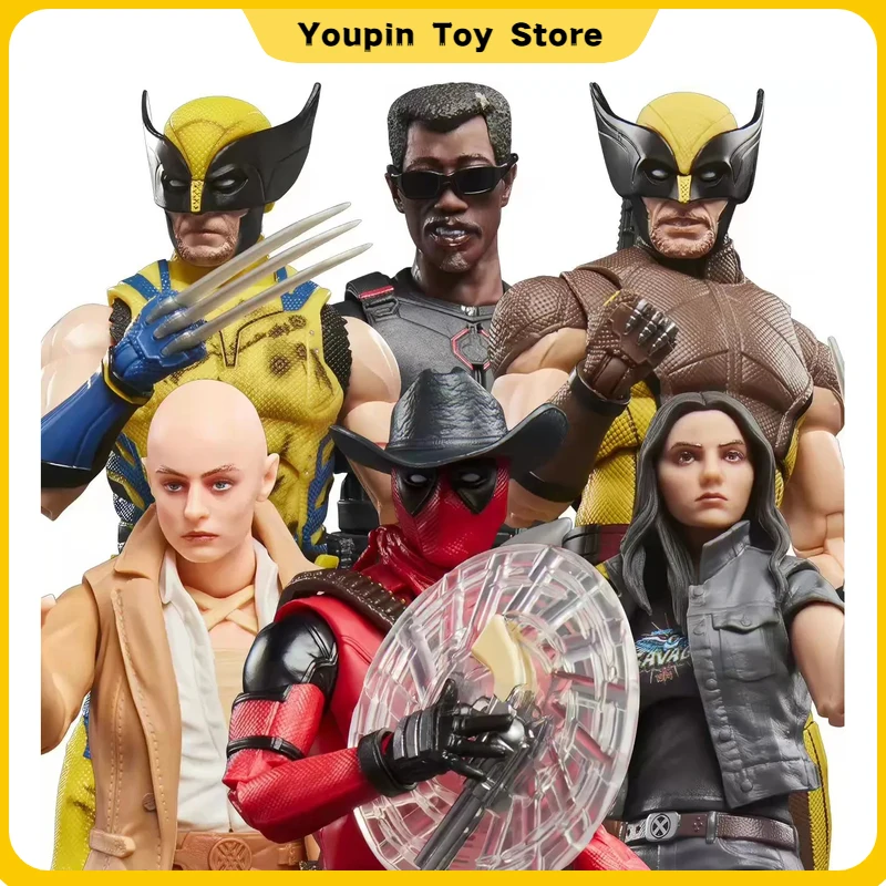 marvel-legends-series-deadpool-wolverine-figure-set-wolverine-brown-suit-blade-cowboypool-x-23-cassandra-nova-action-figure-toy