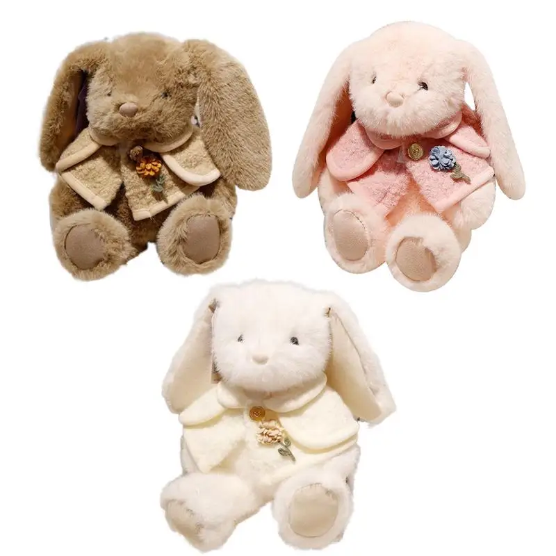 

Stuffed Bunny Plush Toy Cute Plush Rabbit Toy With Long Ear Soft Cuddly Kids Sleeping Cute Bunny Pillow For Boys Girls Toddler