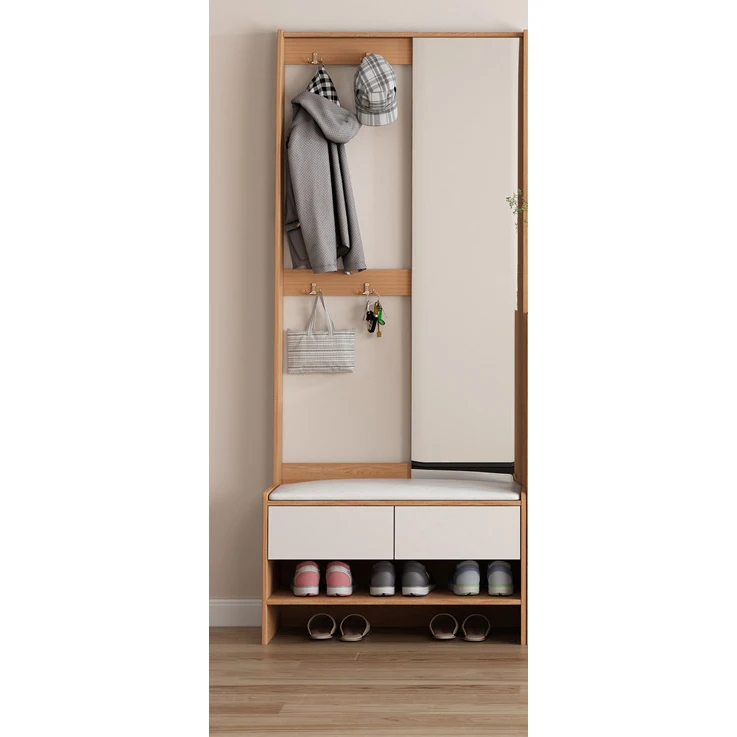 خزانة ملابس للجلوس ذات باب منزلي مشهور مع خزانة أحذية متكاملة معلقة #1