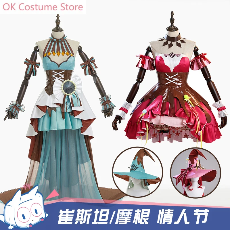 Anime! Lot/Grand Order Fgo Tristan Morgan Valentijnsdag Jurk Uniform Cosplay Kostuum Halloween Party Outfit Vrouwen