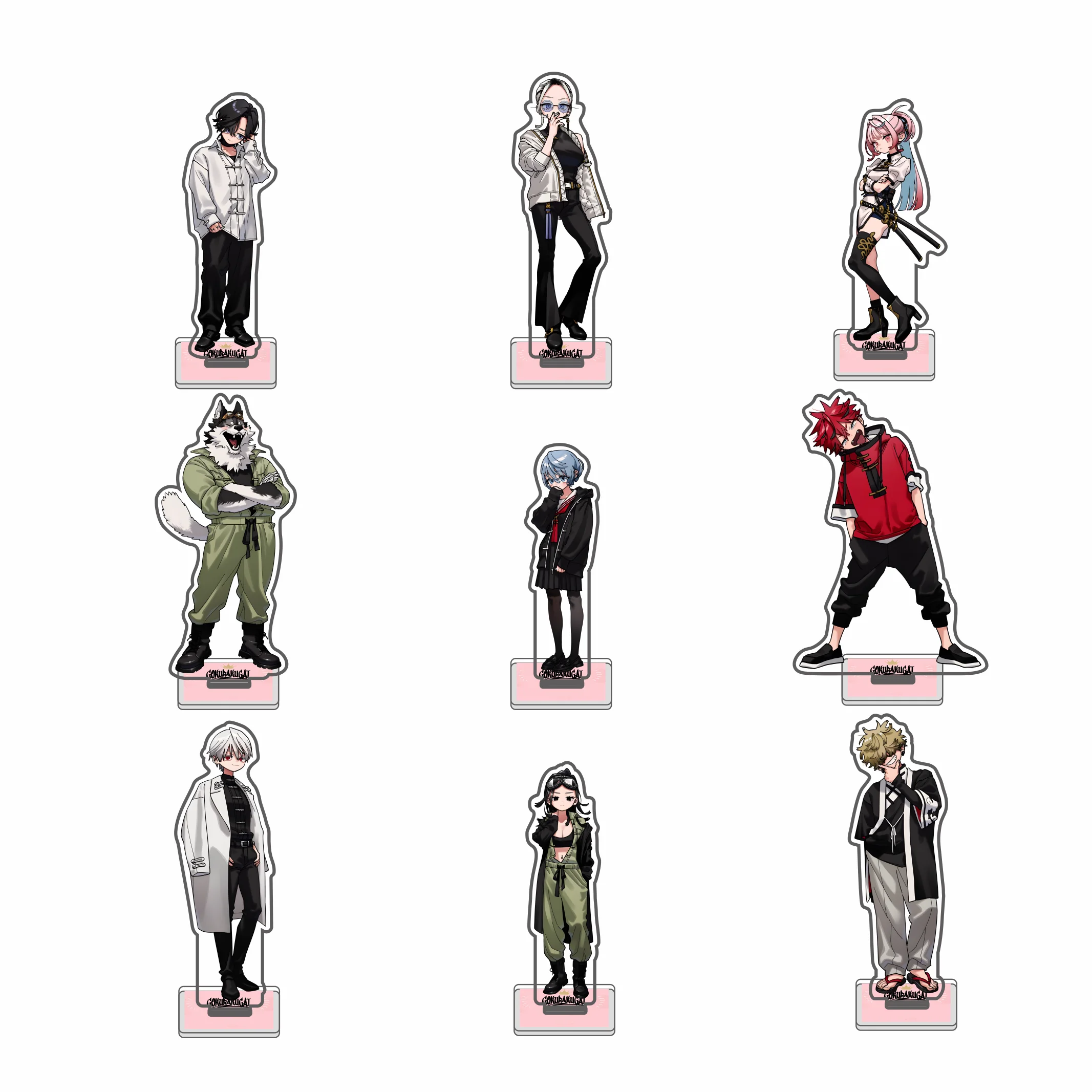 Anime Gokurakugai 15cm Acrylic Stand Alma Tabletop Decorations Accessories Decor Gifts Exquisite Products