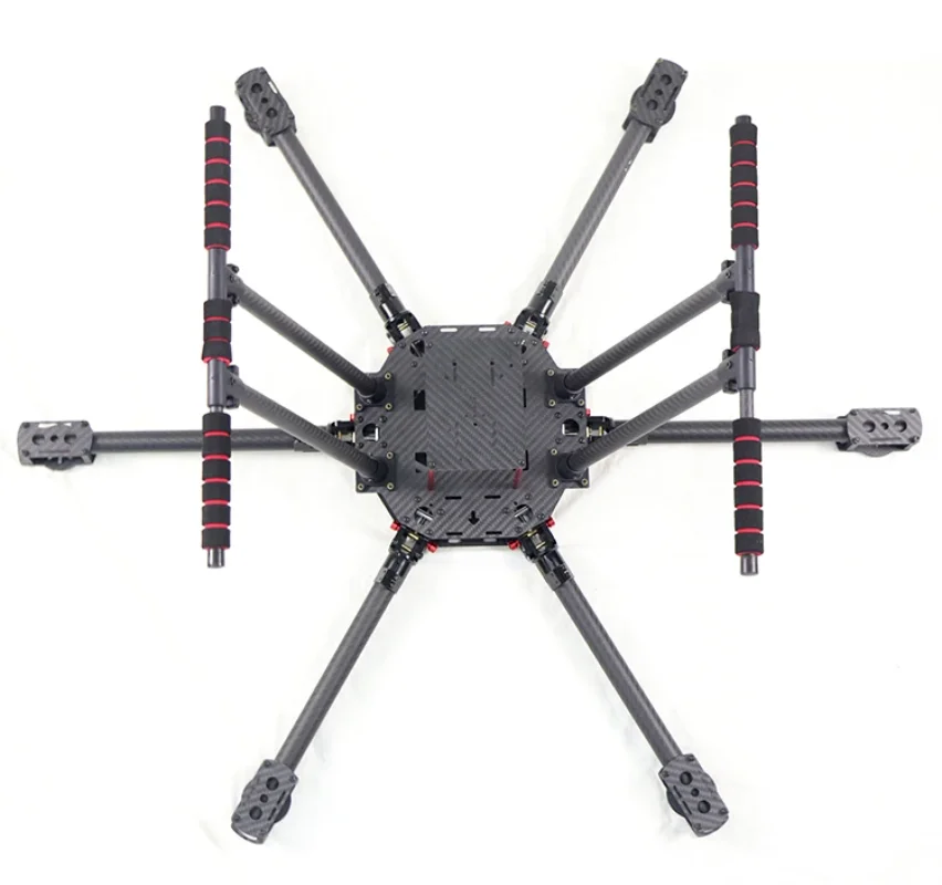 VoidFly HSKRC ZD700 ZD700Pro Six-axis Carbon Fiber Umbrella-shaped Folding Aerial Photography Rack 13-inch Carbon Fiber Machine