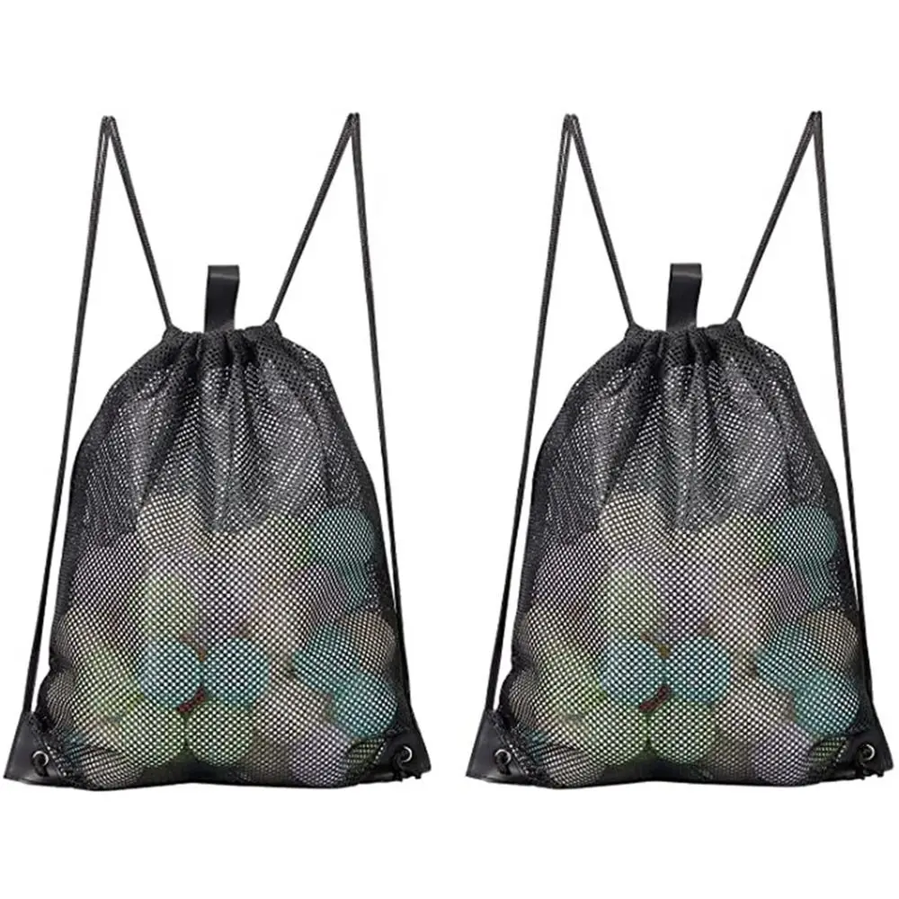 Outdoor Multifunctional Portable Gym Sports Shoulder Backpack Storage Bag Drawstring Mesh Bags Pull Rope Bundle Pocket