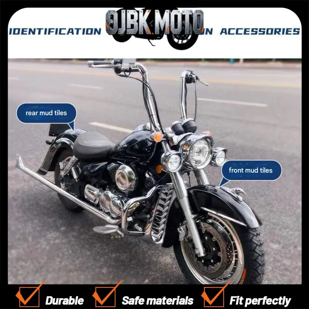For Lifan V16 custom mud tiles Harley gangster rear mud tiles extended mud tiles decoration lossless straight up for lifan v16