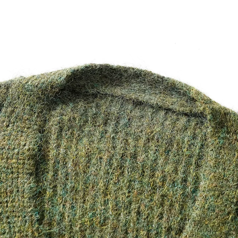 Herren Herbst- und Winter-Outdoor-Strickjacke, Komfortabel, Winddicht, Warm, Modischer Trend, Vielseitige Gestrickte Warme Freizeitjacke – Detail 13