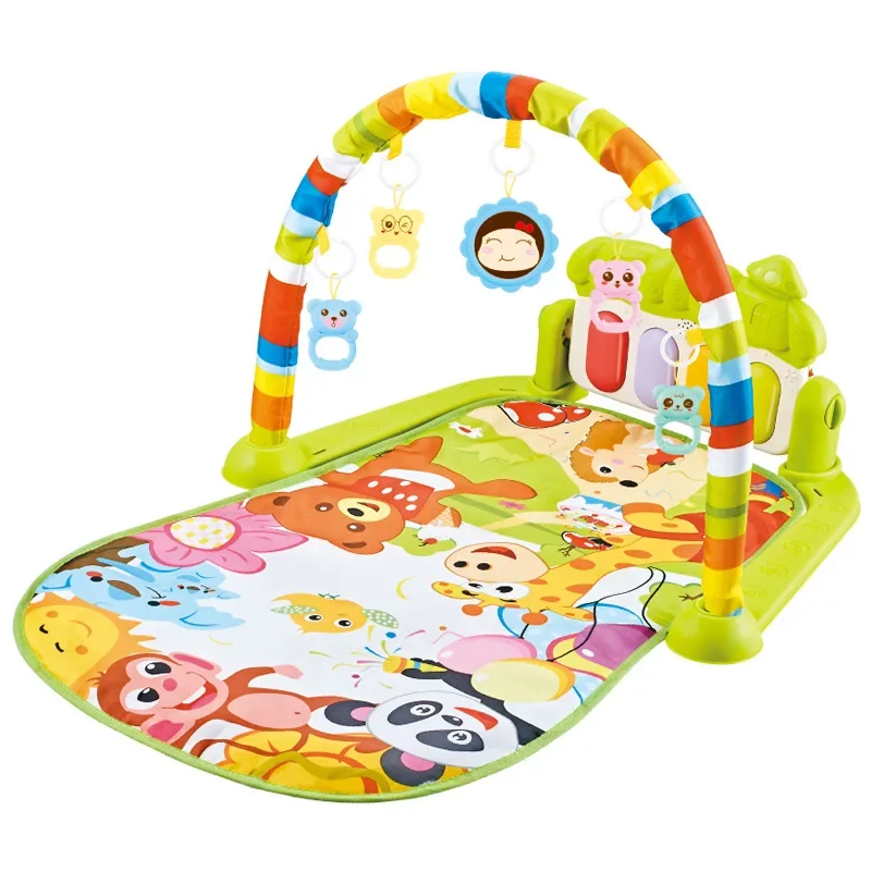 Baby Activity Gym Rack Early Education 0-36 Months Toy Gifts Musical Newborn Piano Keyboard Crawling Blanket Pedal Play Mat Gifr
