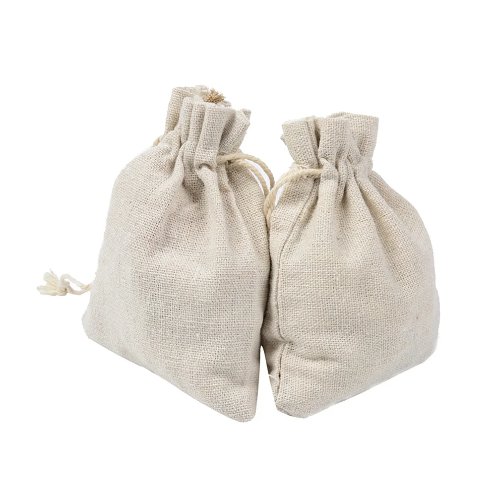 

4pcs Empty Drawstring Sachets Fragrance Lavender Sachet Bag Tea Drawstring Beam Port Bags Travel Storage Bags