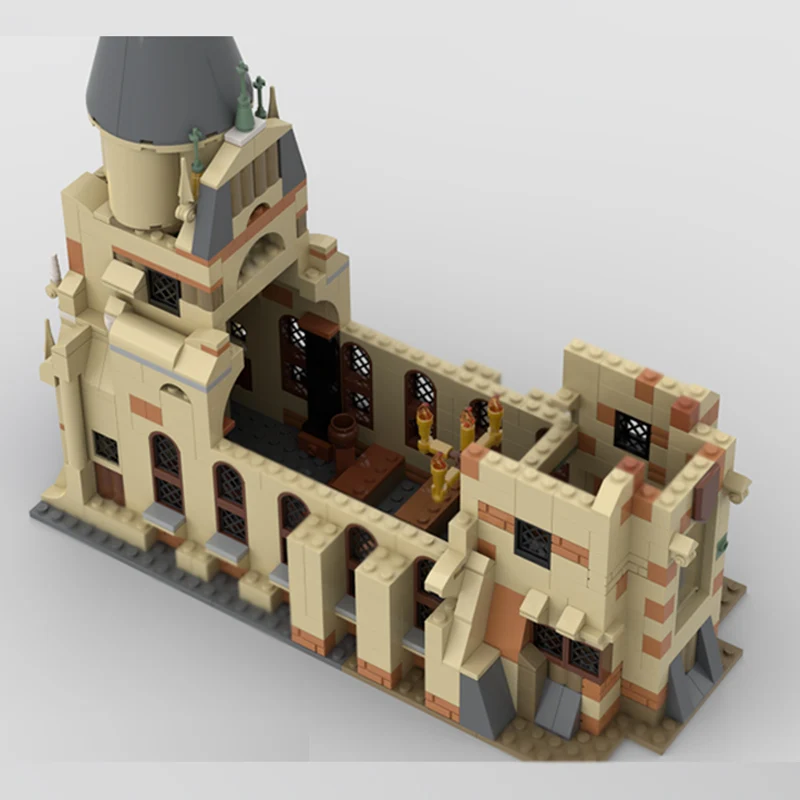 مدينة شارع عرض نموذج MOC قوالب بناء الكنيسة الفلكية وحدات التكنولوجيا الأطفال هدايا العيد تجميع اللعب البدلة