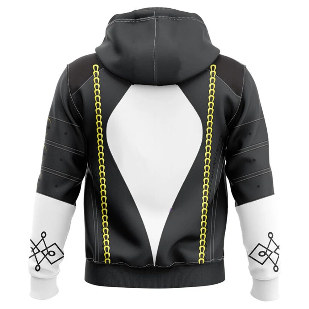 Game Bayonetta Cos Jeanne Cosplay Hoodie 3D Printed Hooded Sweatshirt Zip Up Jacket Role Play Coat Men Women Casual Streetwear