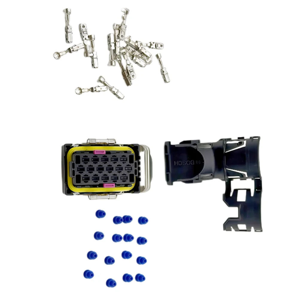 Hochwertige EDC7 Common-Rail-ECU-Buchse, 16-poliger Leiterplattenstecker, Stecker, geeignet für Kfz-Injektormodule. – Detail 6